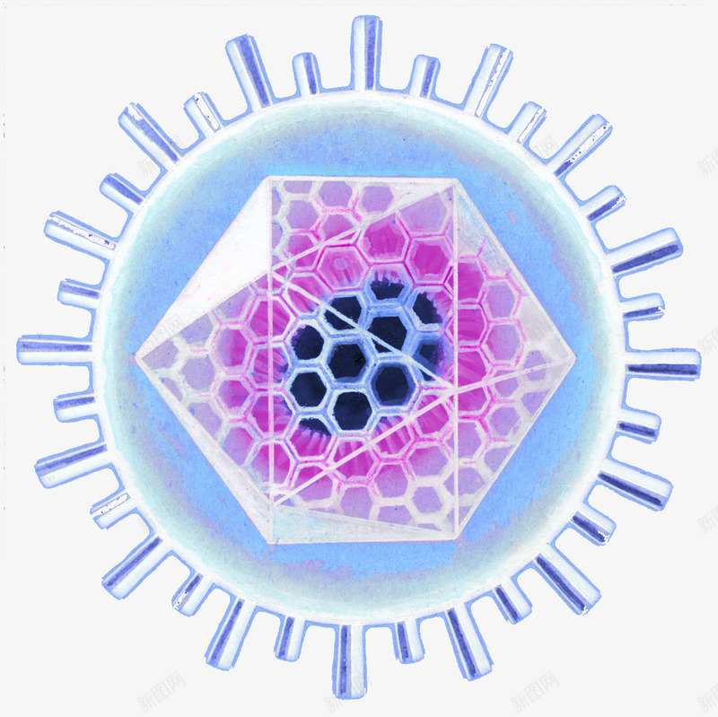 彩色平面医学教学图png免抠素材_88icon https://88icon.com 平面 彩绘 彩色教学图 彩色细胞 生物科学 生物细胞 细胞科学
