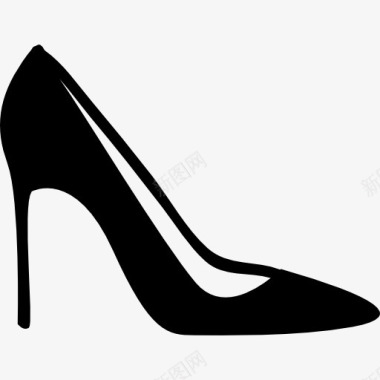 女鞋高跟图标图标