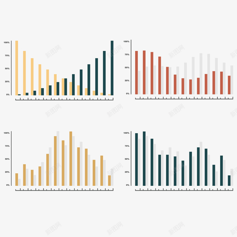 统计信息表格png免抠素材_88icon https://88icon.com 商业 折线统计图 数据 配色 金融财富贸易