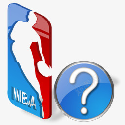 Nba篮球比赛主题图标问号图标