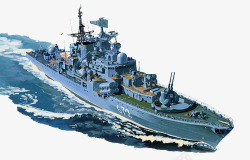 海军军舰672军舰高清图片