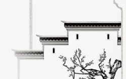 古典建筑物江南水乡建筑物高清图片