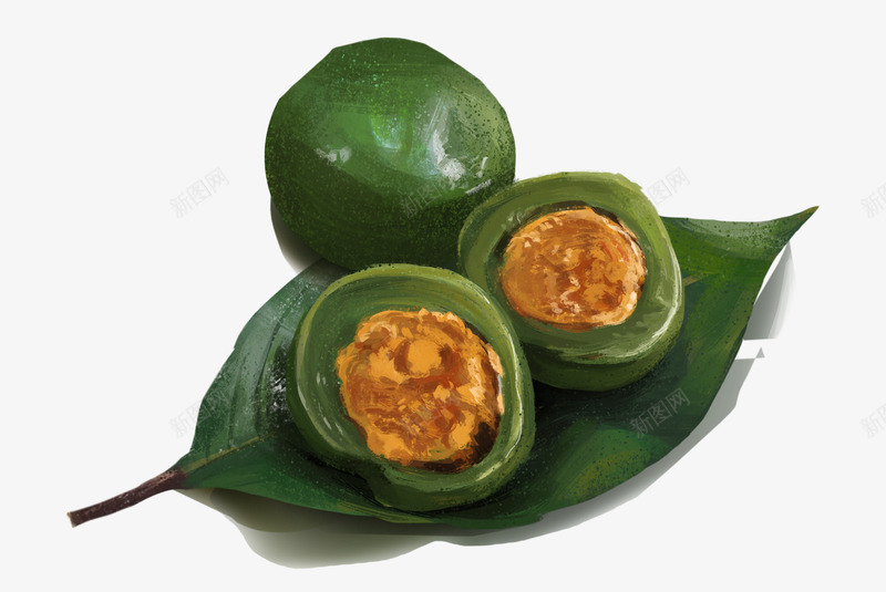 清明节传统饮食青团插图png免抠素材_88icon https://88icon.com 传统饮食 清明节 清明食物 绿色 艾草团 青团插图 馅料