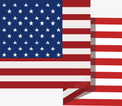 创意美国国旗矢量图素材