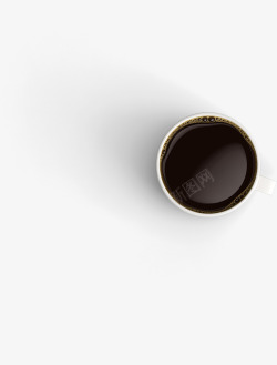 黑色咖啡杯子效果素材
