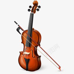 红色小提琴png免抠素材_88icon https://88icon.com 小提琴 素材 红色