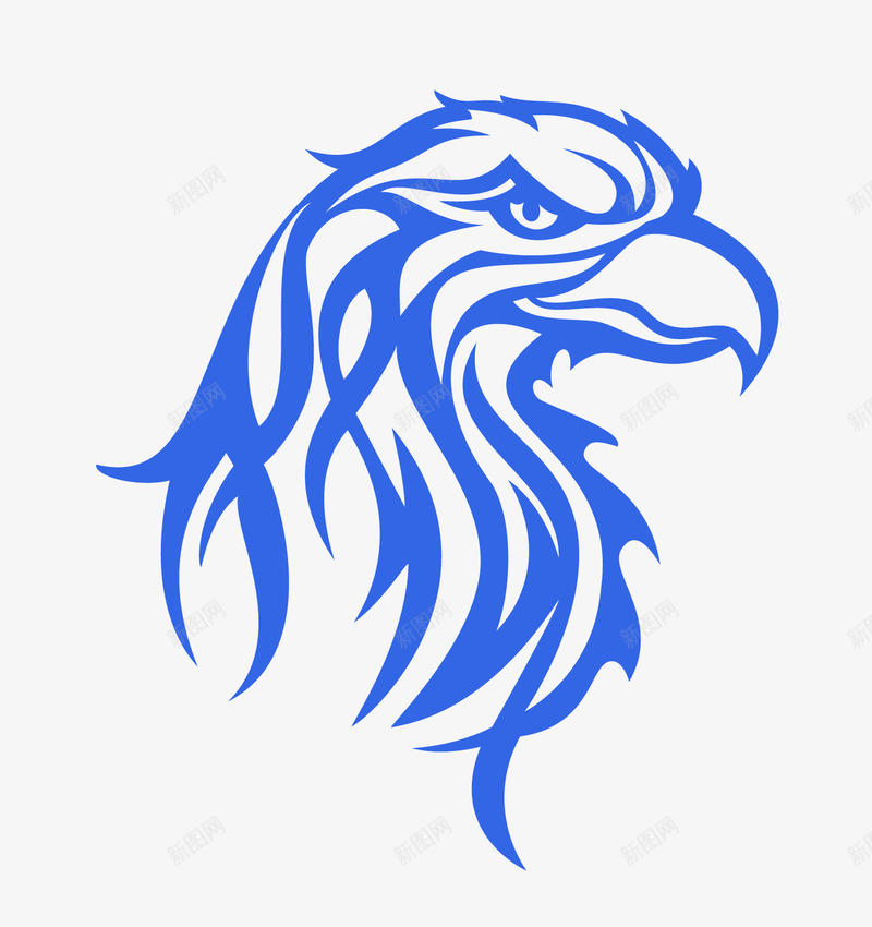 炫酷部落鹰头矢量图ai免抠素材_88icon https://88icon.com AI 创意 插画 标志 炫酷部落鹰头矢量素材免费下载 部落 鸟 鹰 鹰头 黑色 矢量图