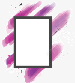 紫色斜纹艺术边框矢量图素材
