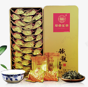 茶饮png免抠素材_88icon https://88icon.com 茶叶 茶礼盒 铁观音 高档茶