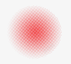 红色圆形科技界面圆形渐变波点高清图片