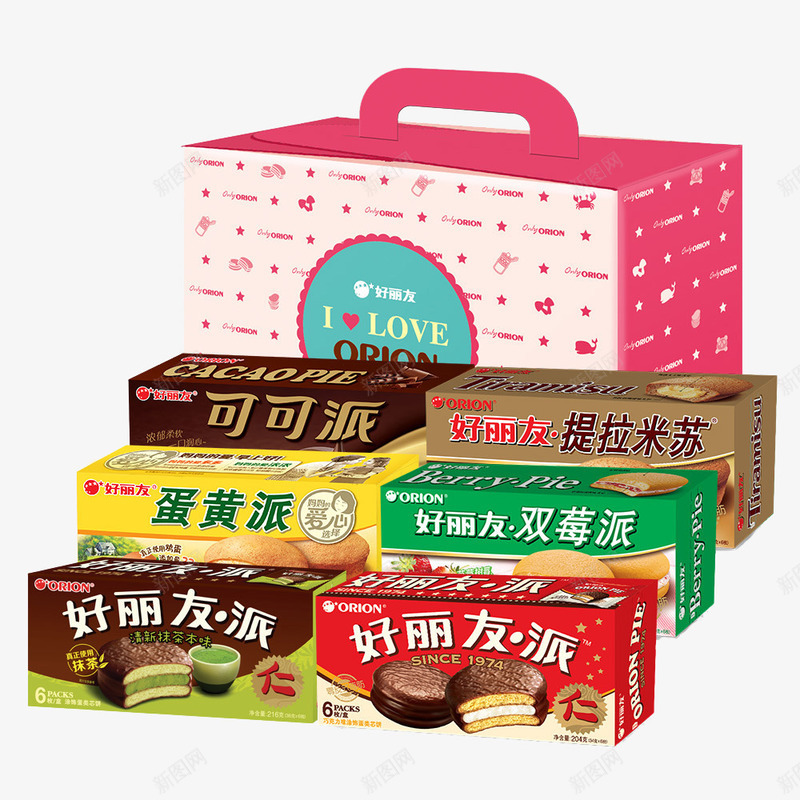 好丽友派png免抠素材_88icon https://88icon.com 产品实物图 好丽友 好丽友包装矢量图 糕点 蛋糕