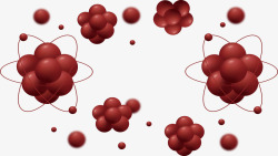 分子花纹医疗生物分子花纹矢量图高清图片