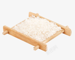 米粒饱满东北香米大米高清图片