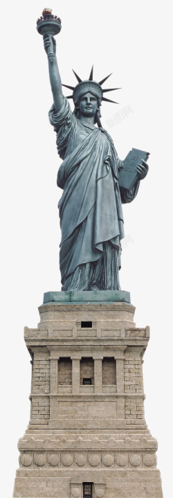 美国女神雕塑素材