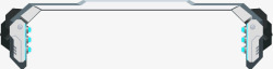 头部边框卡通机械头部边框高清图片