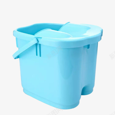 足浴桶蓝色图标图标