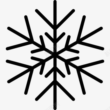 冬天的雪人雪花图标图标