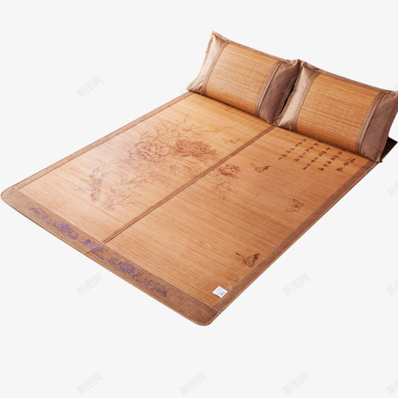 碳化竹凉席png免抠素材_88icon https://88icon.com png图片素材 免费png素材 凉席 双面竹席 席子