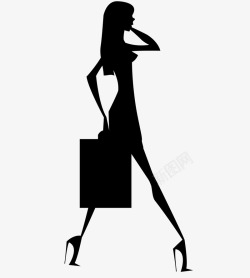 长腿美女免抠都市女性高清图片