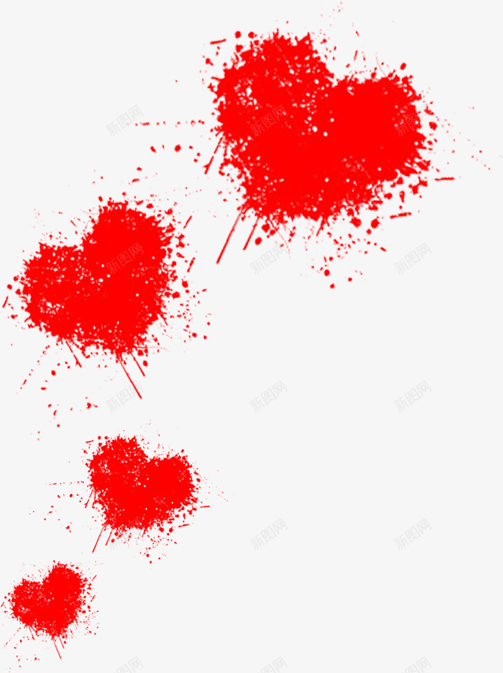 红色抽象涂鸦爱心png免抠素材_88icon https://88icon.com 抽象 涂鸦 爱心 红色 设计