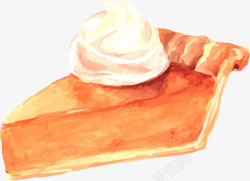 芝士蛋糕手绘手绘甜品高清图片