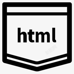 HTML编码代码编码E学习HTML超文本语图标高清图片