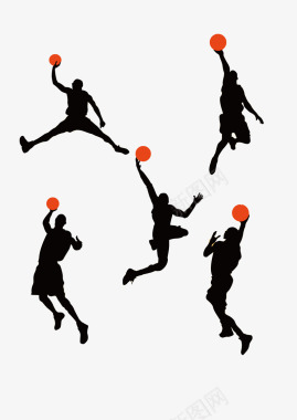 动作篮球比赛任务图标图标
