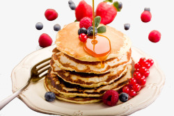蓝莓饼煎饼Pancake高清图片