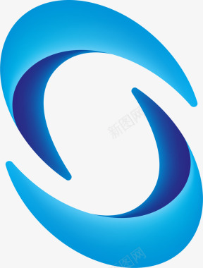 DNA科技logo企业手绘logo装饰图案矢量图图标图标