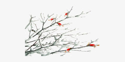 冬天素材库冬天的梅花中国风高清图片