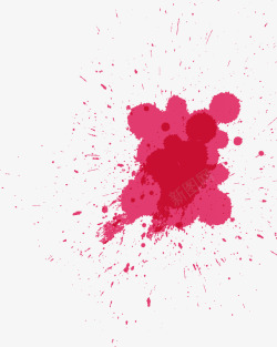 水彩墨迹墨点矢量图素材