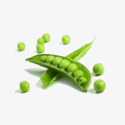 免抠绿色豌豆豌豆元素高清图片