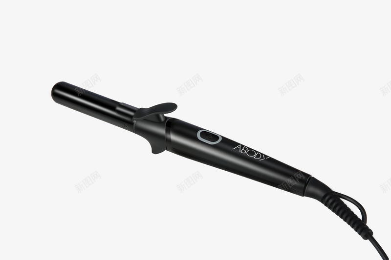 黑色卷发棒美发用品png免抠素材_88icon https://88icon.com 化妆工具 卷发棒 烫发工具 美发用品