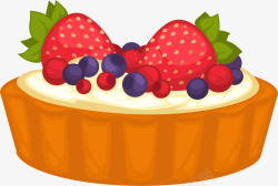 草莓派草莓派蛋糕高清图片