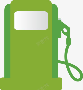 绿色能源图标绿色加油图标图标