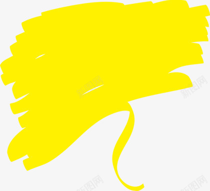 黄色彩笔涂鸦淘宝促销png免抠素材_88icon https://88icon.com 促销 彩笔 涂鸦 黄色