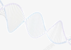 科技DNA现代彩色科幻分子链高清图片