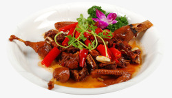 案板上的食物北京烤鸭高清图片