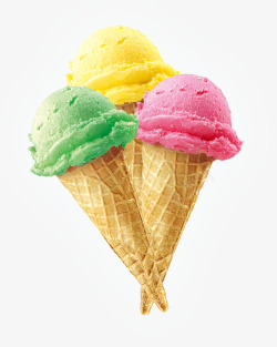 6款冰淇淋图标三甜筒冰淇淋图标高清图片