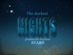 特效文字艺术分层PSD素材