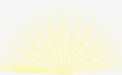 黄色卡通放射日光商场装饰素材