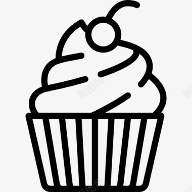 烘焙蛋糕图标图标