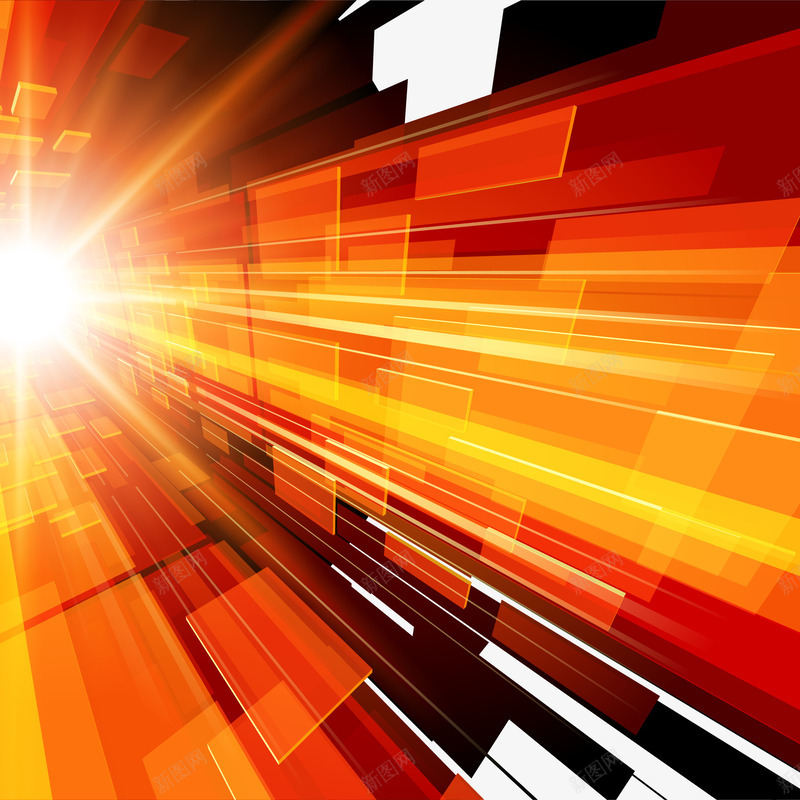 科技光芒放射性矢量图eps免抠素材_88icon https://88icon.com 光效 光晕 光线 光芒 放射 放射性 方格 橙色 渐变 科技 空间 空间感 维度 矢量图