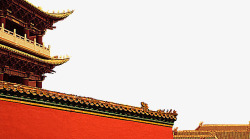 中国风之故宫红墙素材