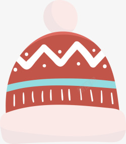 冬季卡通红色帽子素材