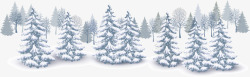 冬雪景色冬季素材