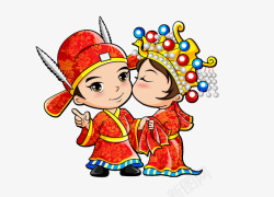 婚礼红披肩中国风结婚高清图片