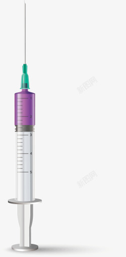 药水针头矢量图素材