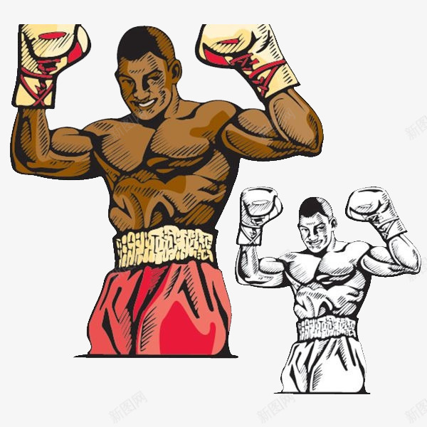 黑人拳击手png免抠素材_88icon https://88icon.com 体育竞技 拳击 拳击手 拳击比赛 搏击比赛 黑人
