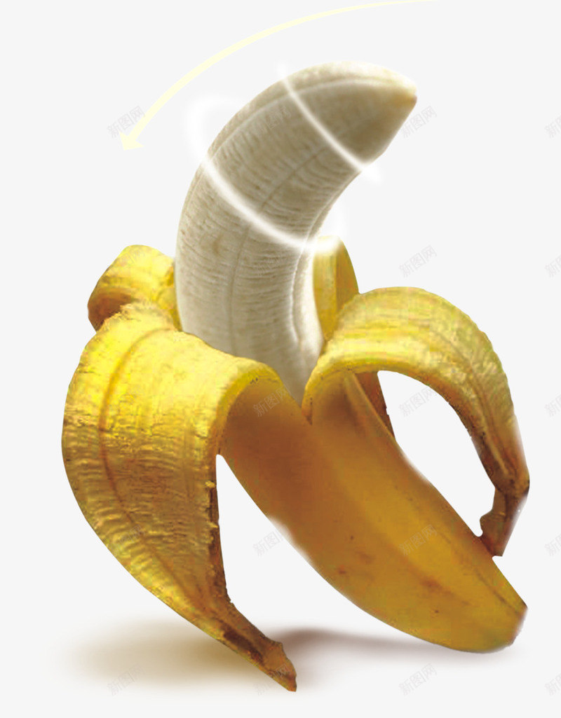 拨开皮的香蕉png免抠素材_88icon https://88icon.com 健康 男性 男科 香蕉